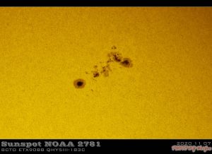 请关注2021年首个黑子群AR2797